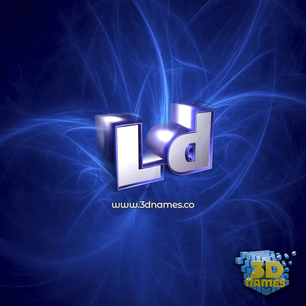 ld in Plasma style - 3D name wallpaper