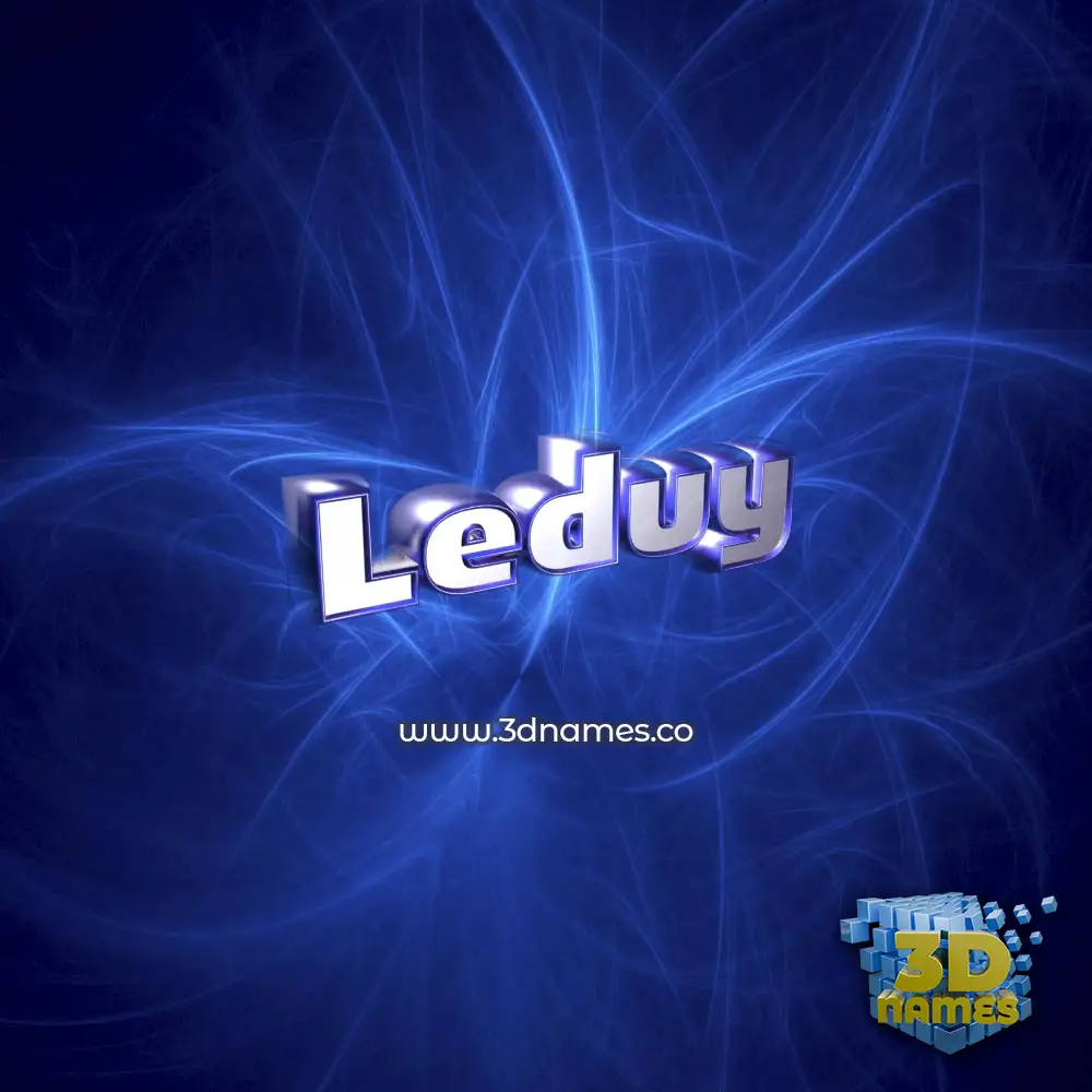 leduy in Plasma style - 3D name wallpaper