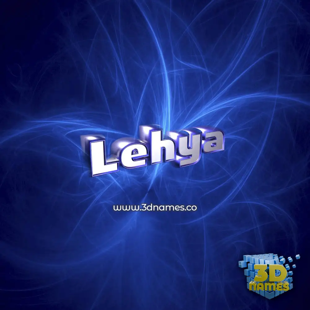 lehya in Plasma style - 3D name wallpaper