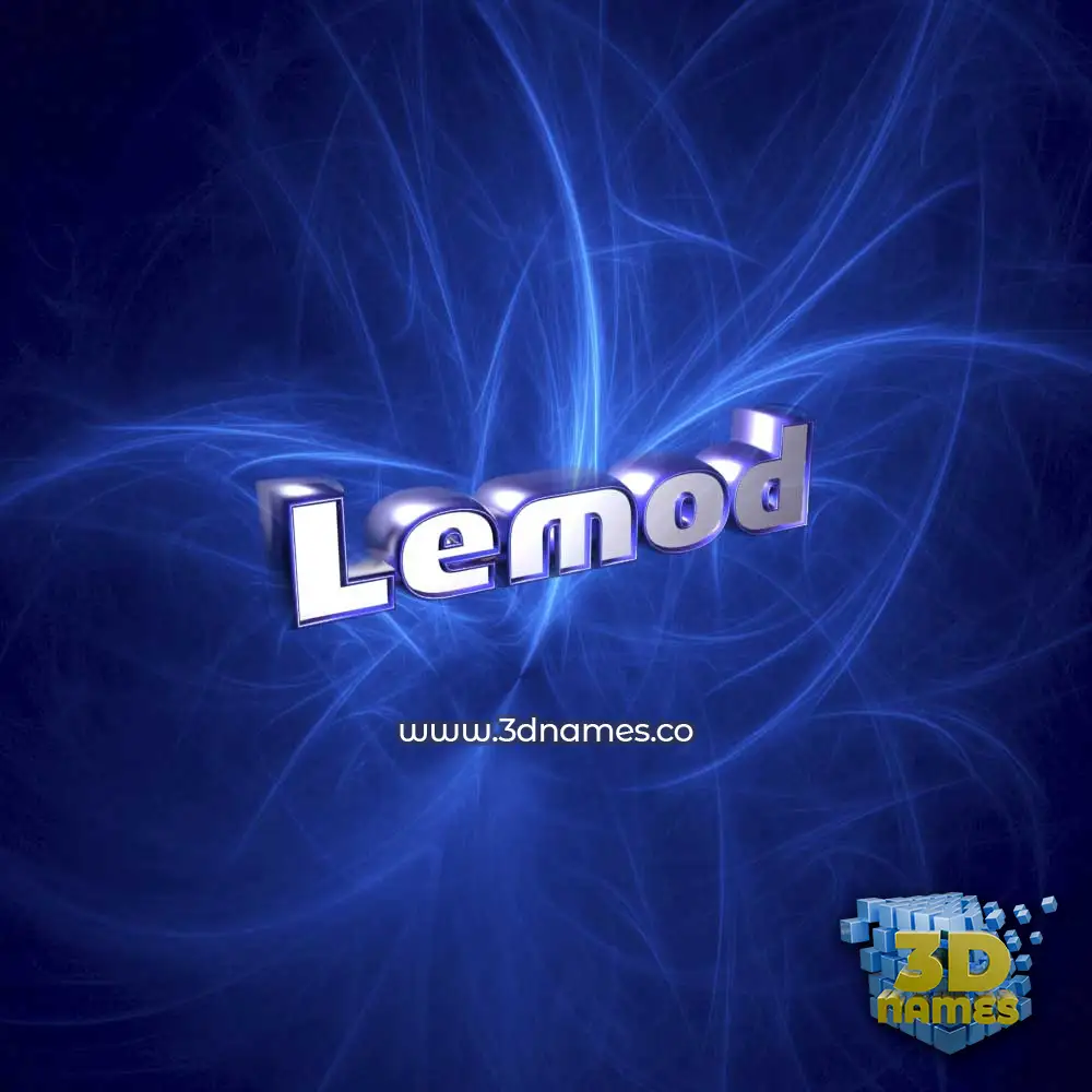 lemod in Plasma style - 3D name wallpaper