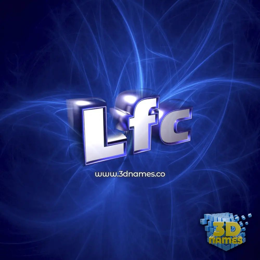 lfc in Plasma style - 3D name wallpaper