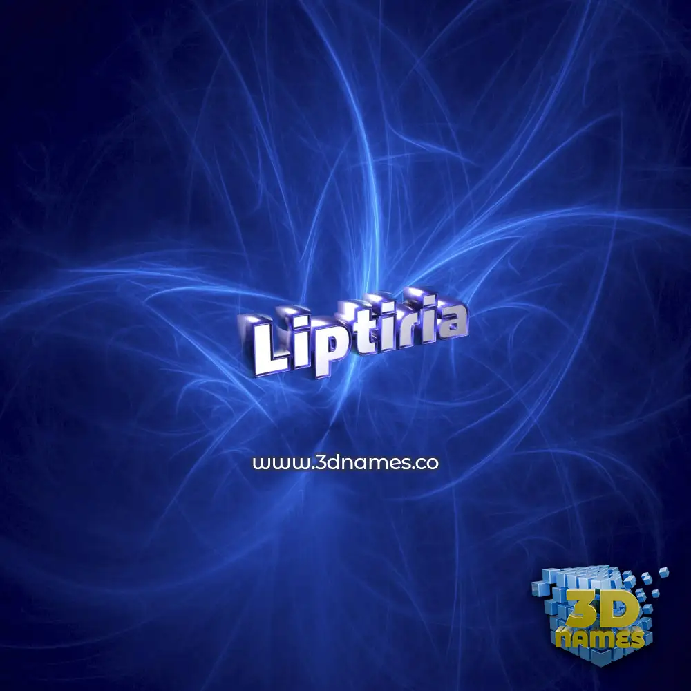 liptiria in Plasma style - 3D name wallpaper