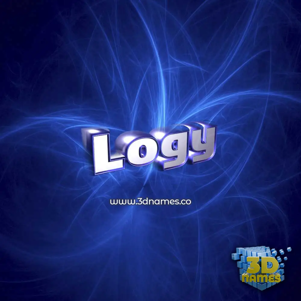 logy in Plasma style - 3D name wallpaper