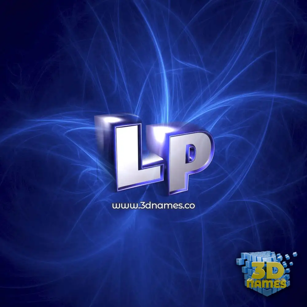 lp in Plasma style - 3D name wallpaper