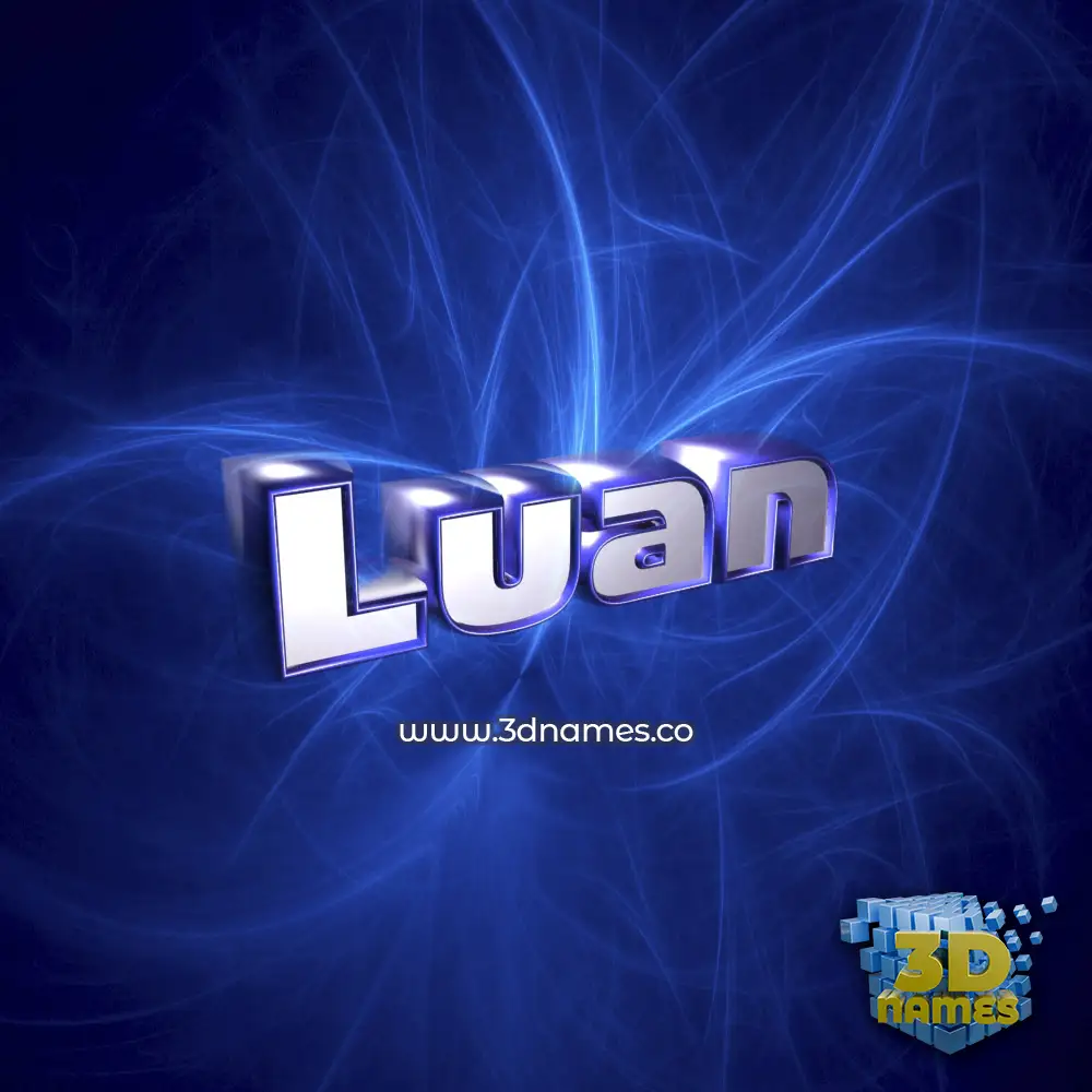 luan in Plasma style - 3D name wallpaper