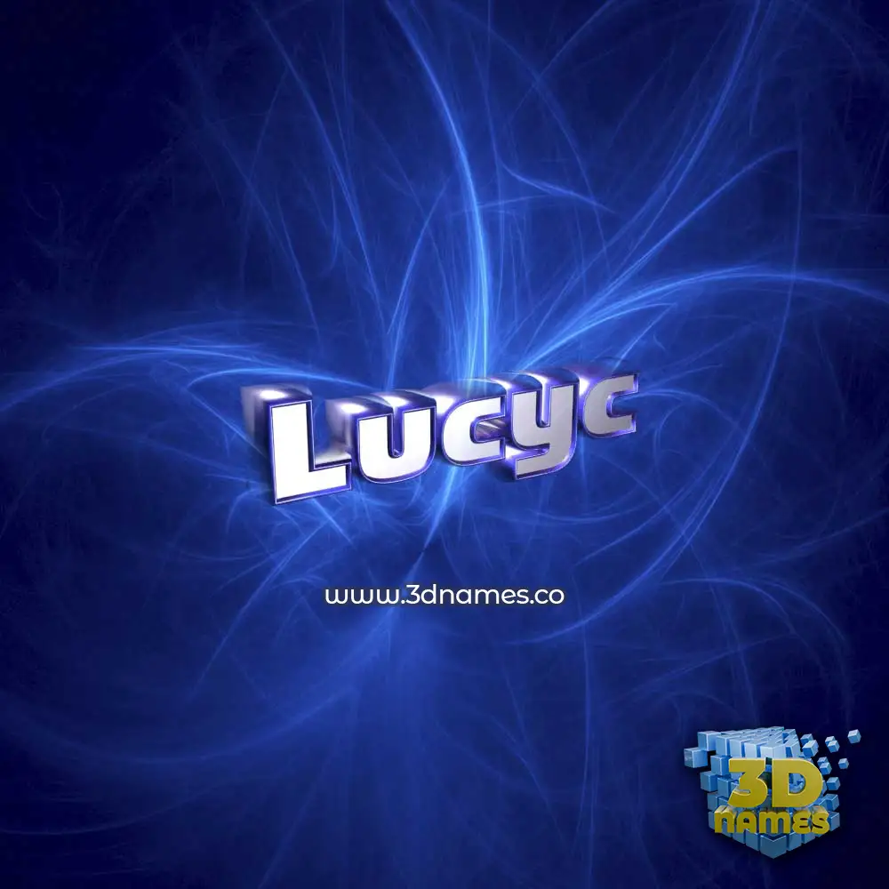 lucyc in Plasma style - 3D name wallpaper