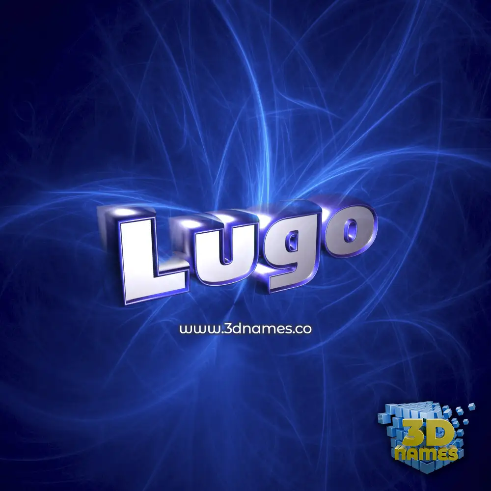 lugo in Plasma style - 3D name wallpaper