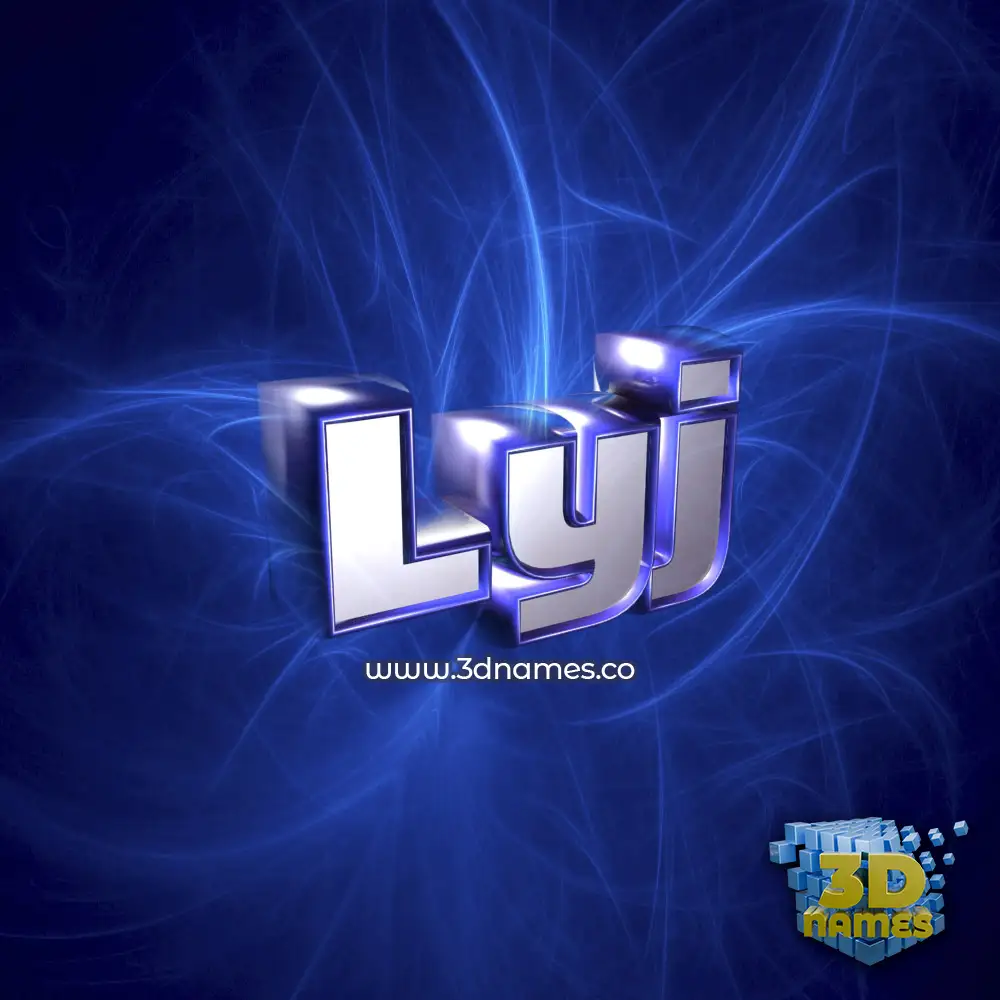 lyj in Plasma style - 3D name wallpaper