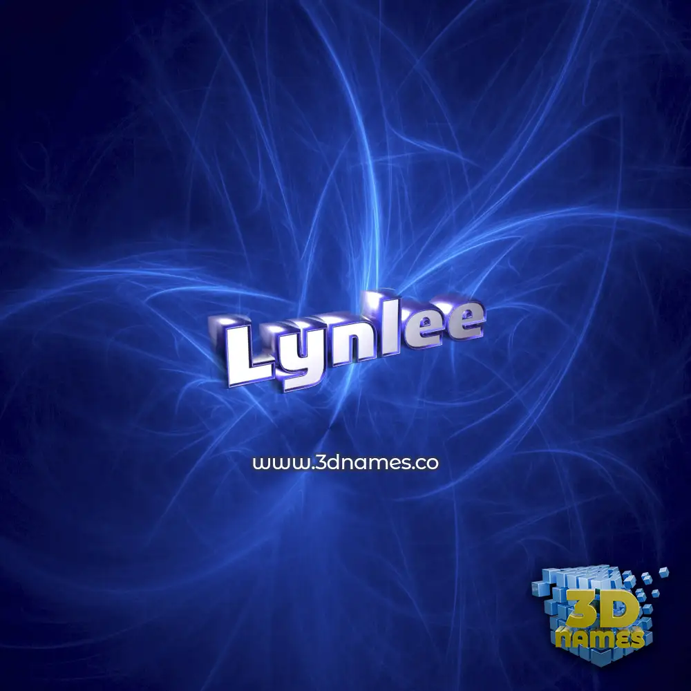 lynlee in Plasma style - 3D name wallpaper