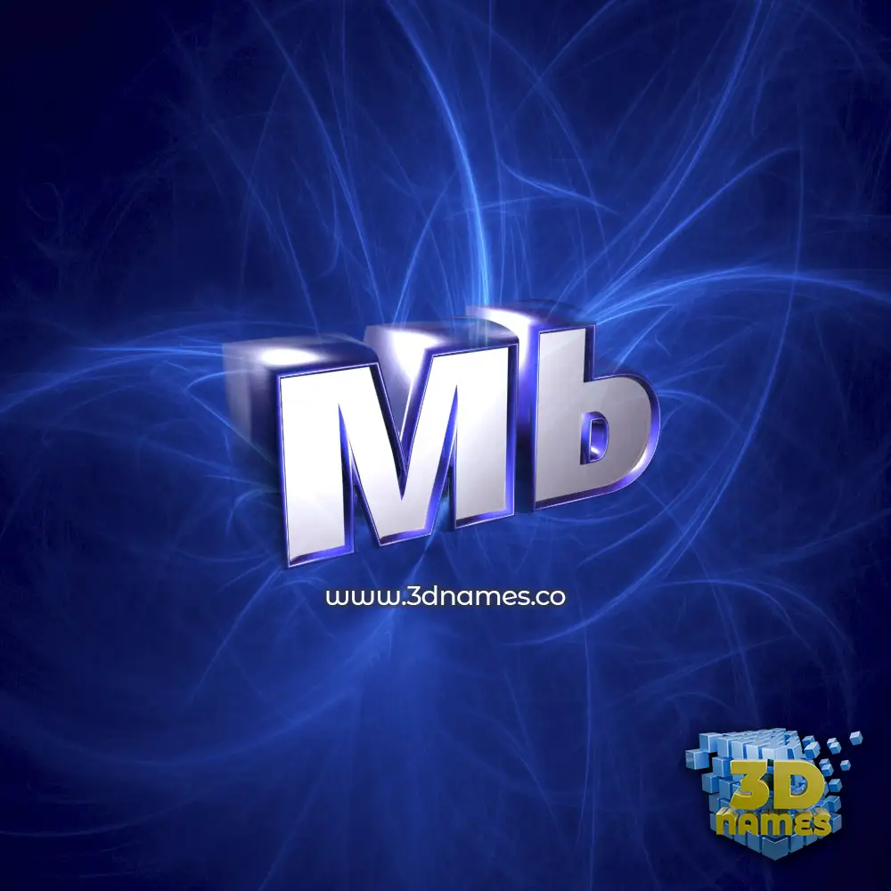 mb in Plasma style - 3D name wallpaper