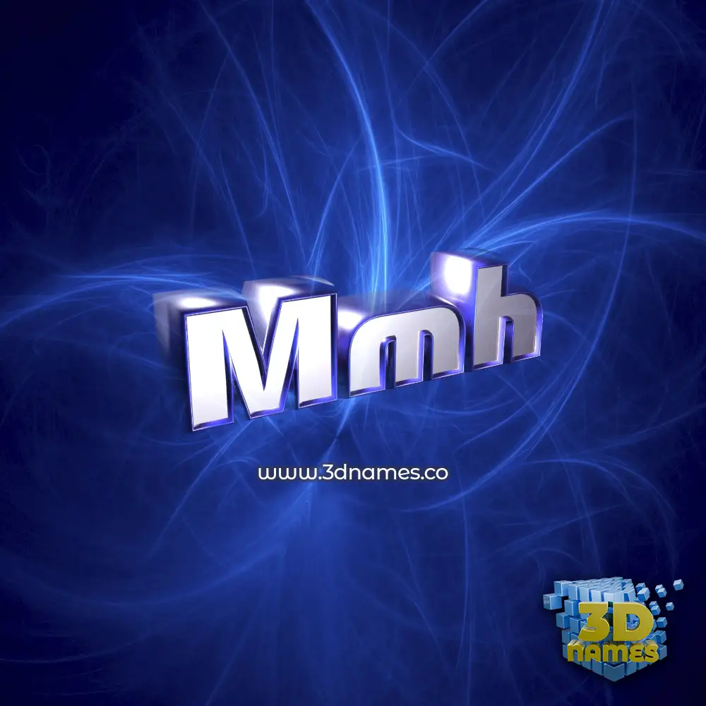 mmh in Plasma style - 3D name wallpaper