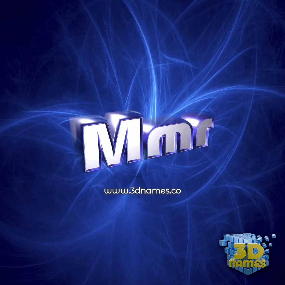 mmr in Plasma style - 3D name wallpaper