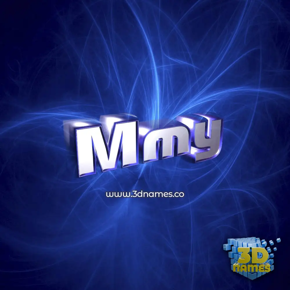 mmy in Plasma style - 3D name wallpaper
