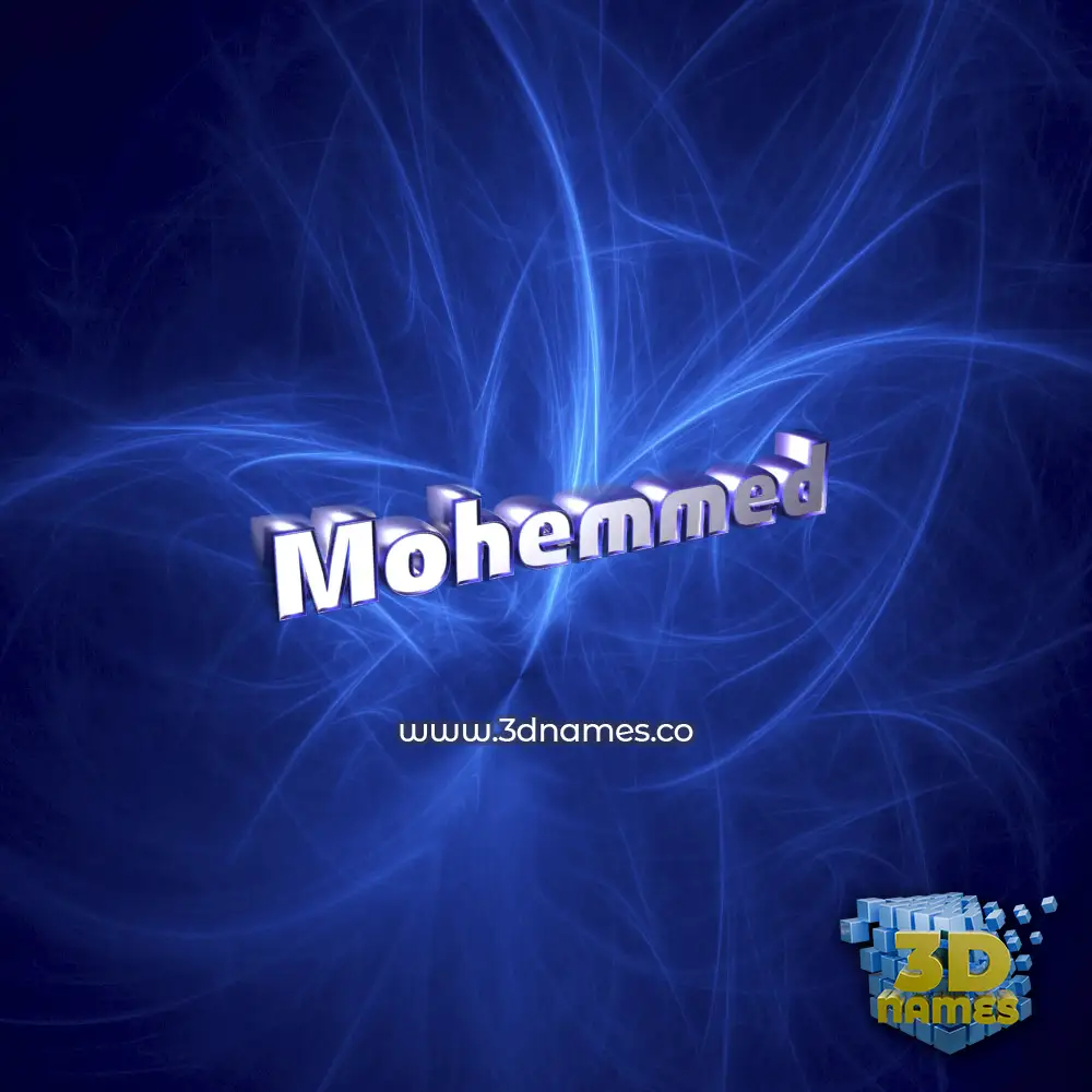 mohemmed in Plasma style - 3D name wallpaper