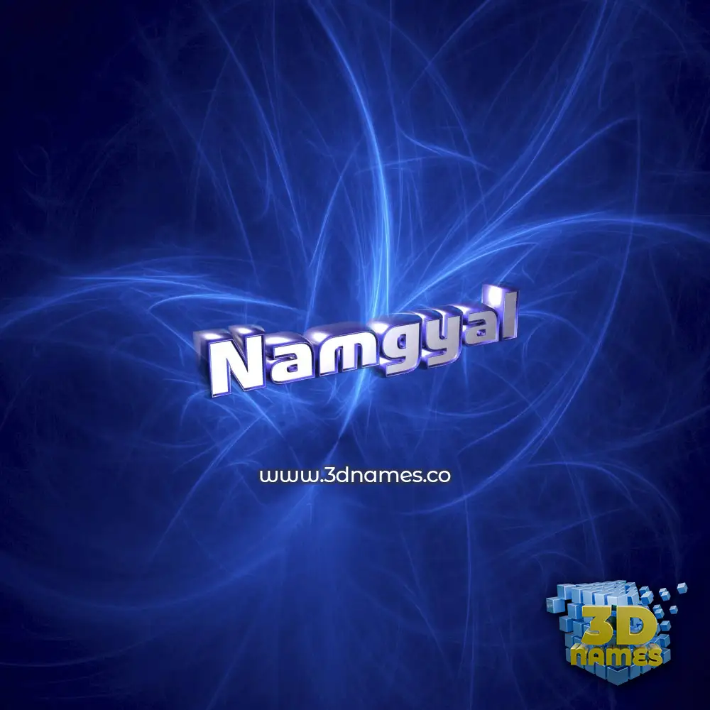 namgyal in Plasma style - 3D name wallpaper