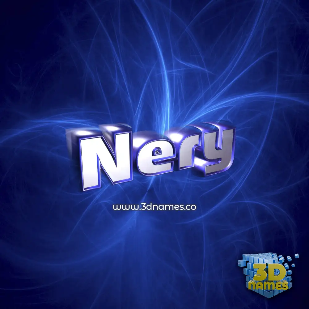 nery in Plasma style - 3D name wallpaper