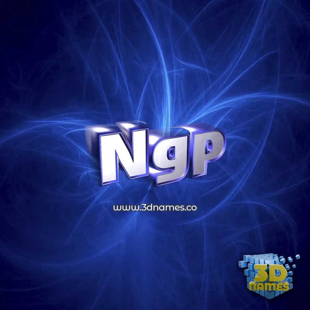 ngp in Plasma style - 3D name wallpaper