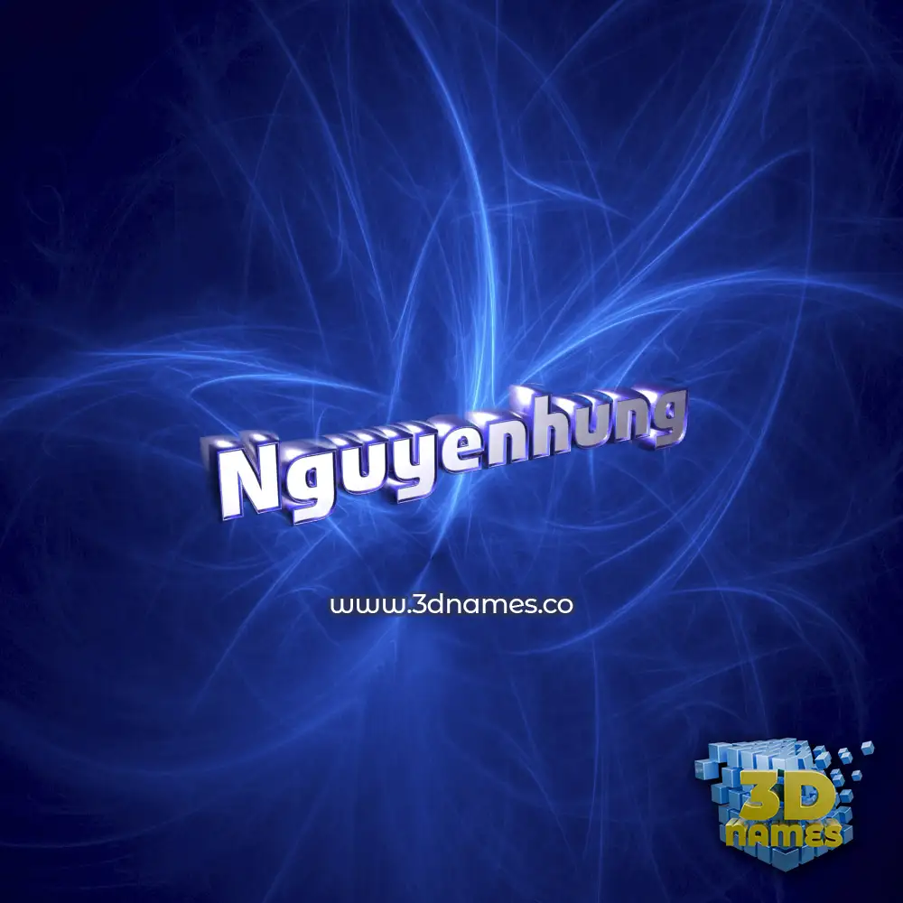 nguyenhung in Plasma style - 3D name wallpaper