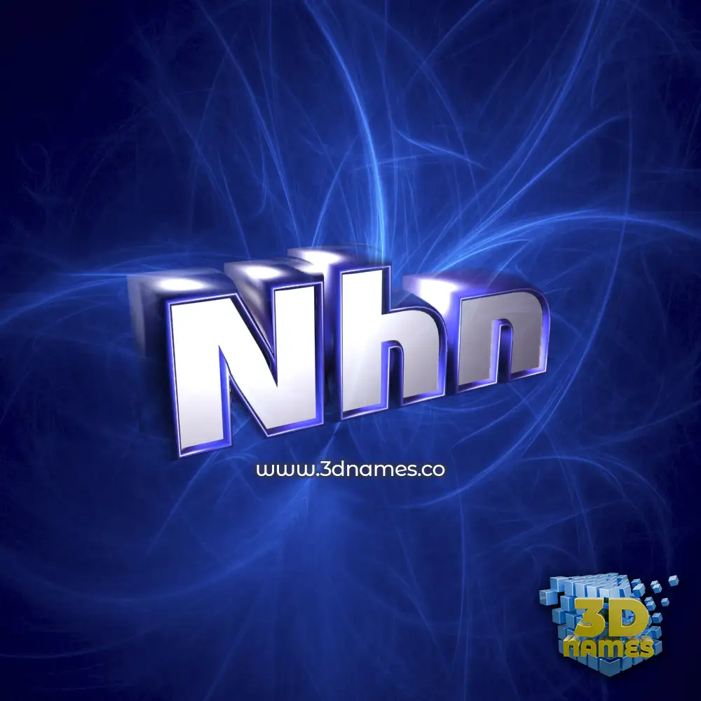 nhn in Plasma style - 3D name wallpaper