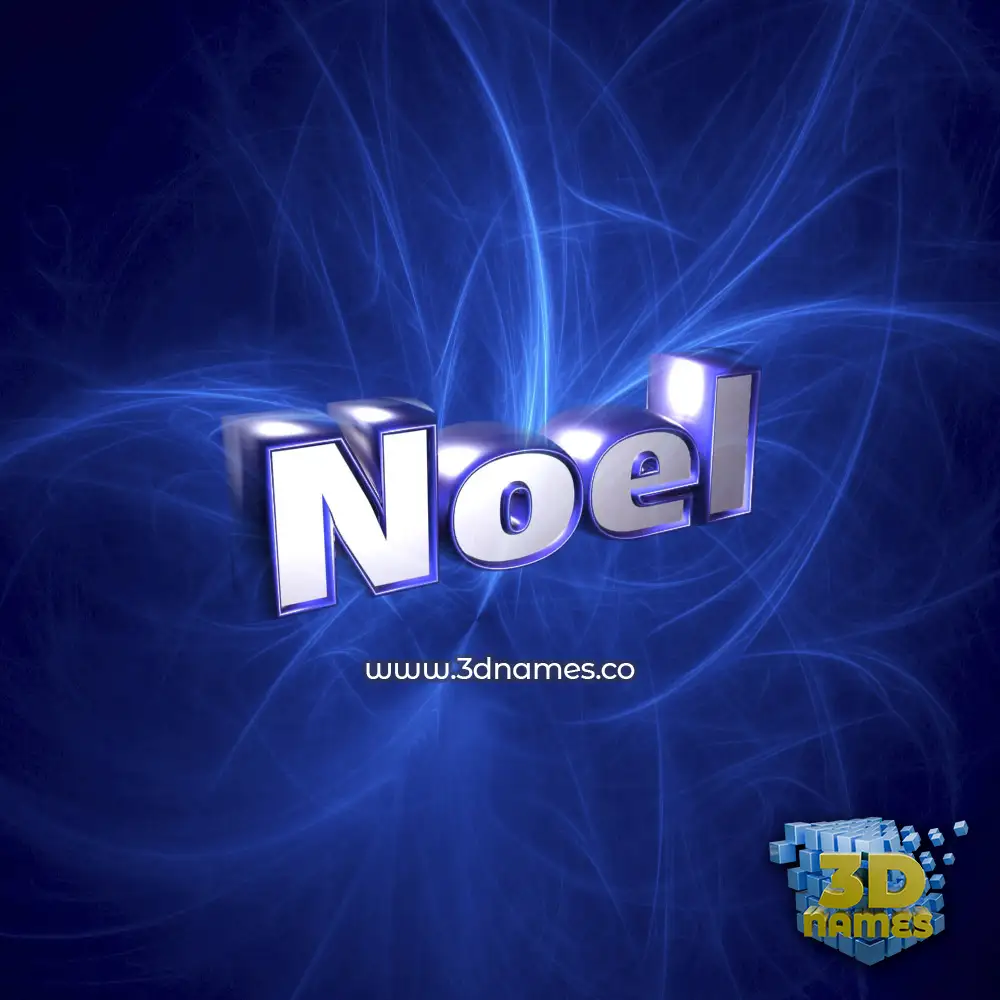 noel in Plasma style - 3D name wallpaper