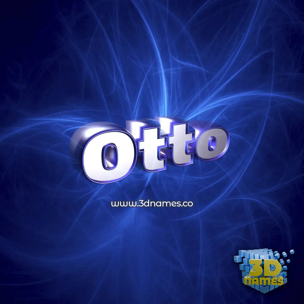 otto in Plasma style - 3D name wallpaper