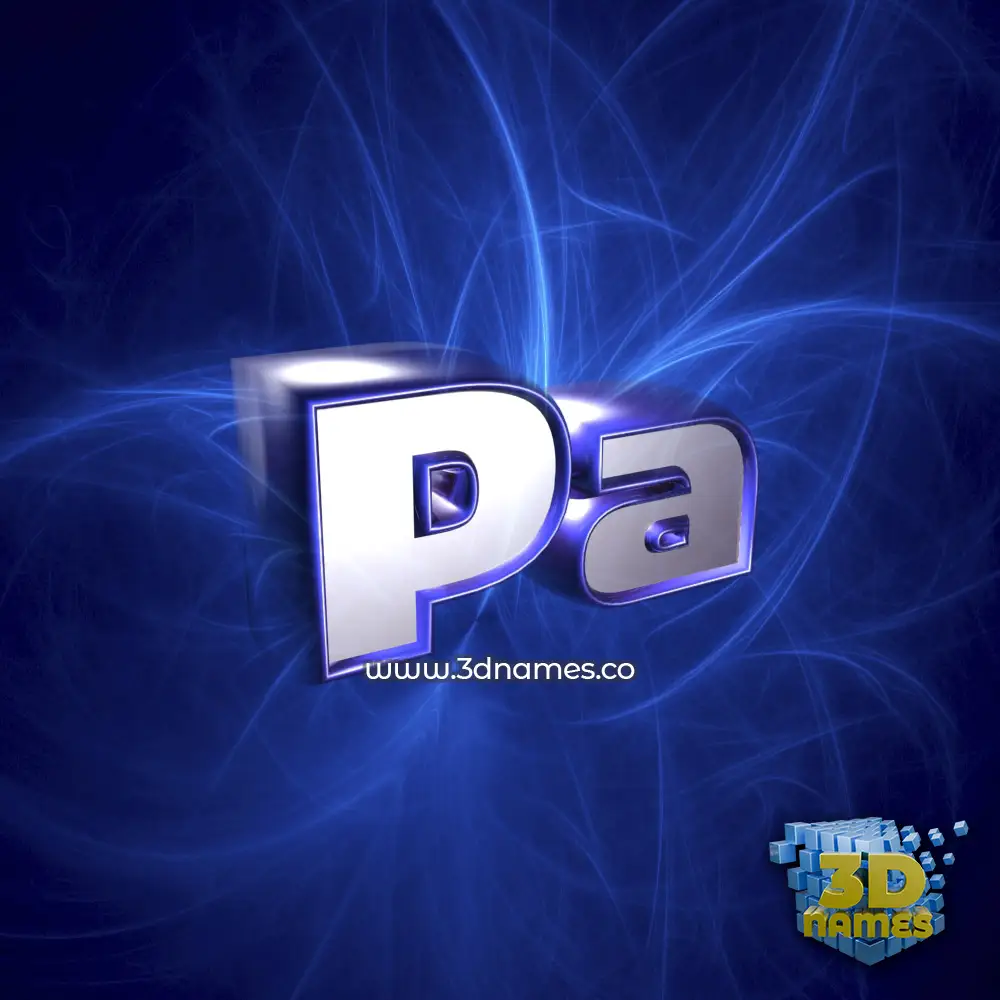 pa in Plasma style - 3D name wallpaper