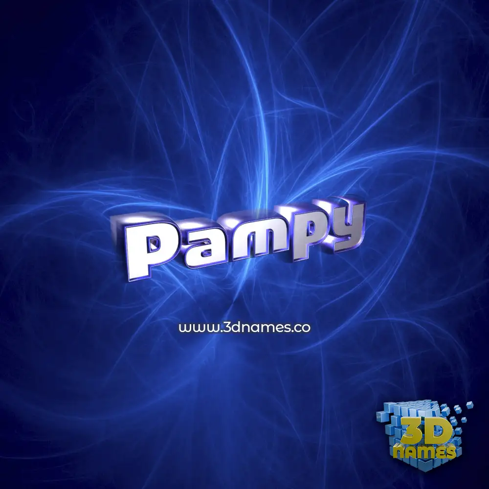 pampy in Plasma style - 3D name wallpaper