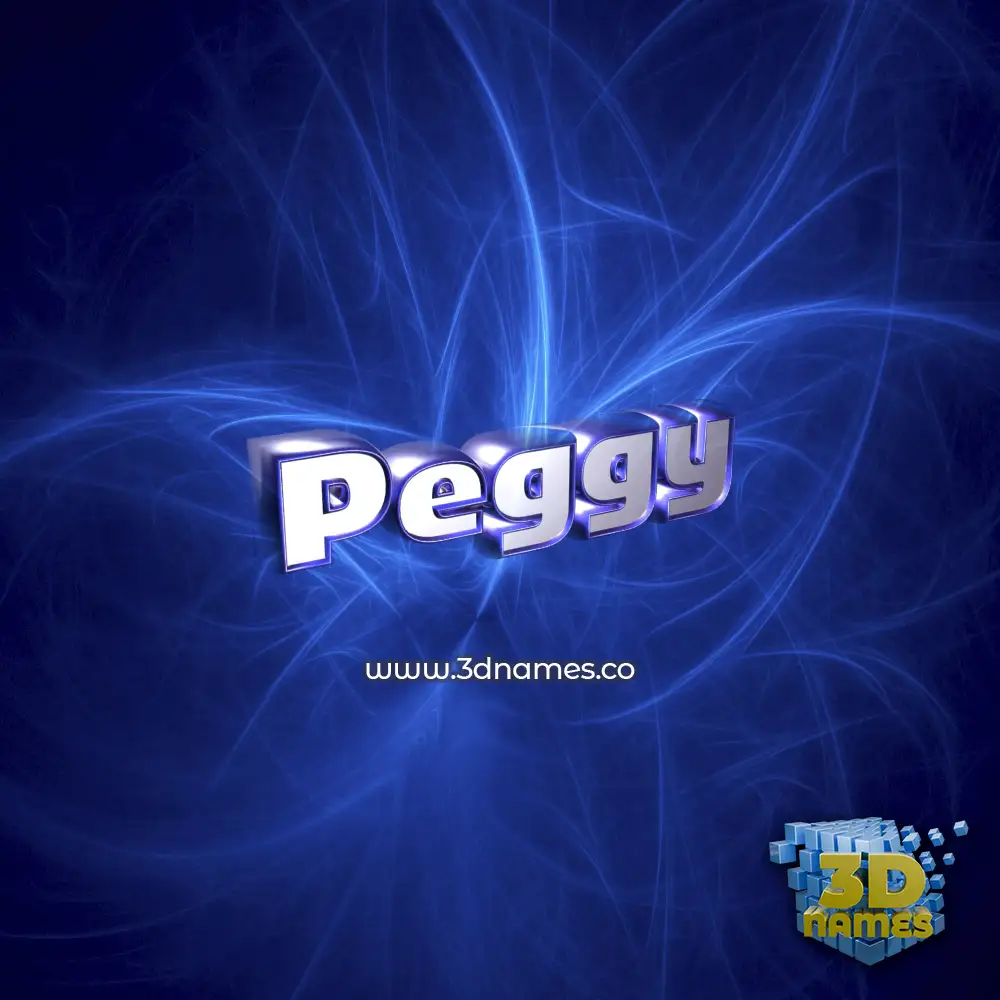 peggy in Plasma style - 3D name wallpaper