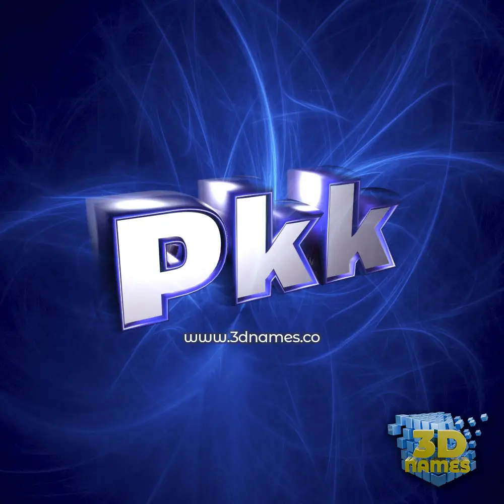 pkk in Plasma style - 3D name wallpaper