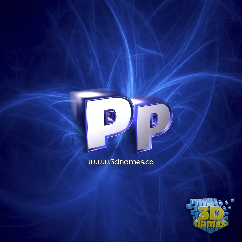 pp in Plasma style - 3D name wallpaper