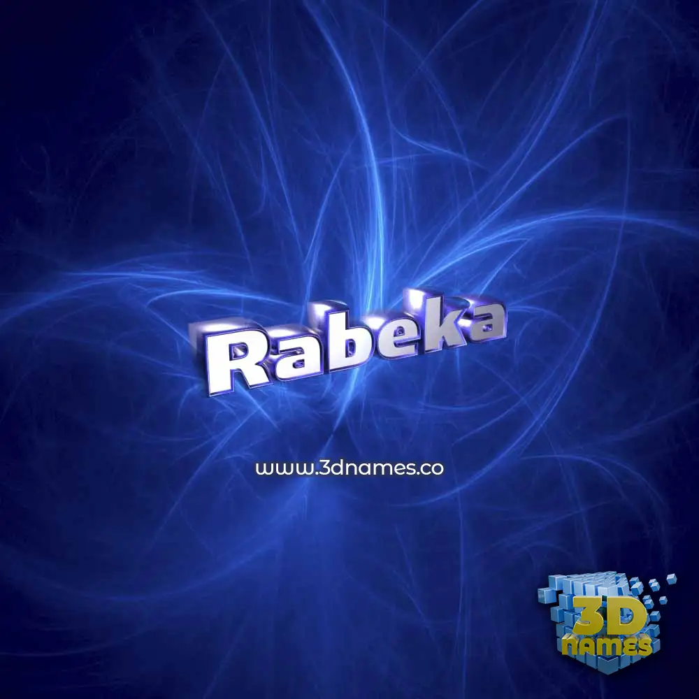 rabeka in Plasma style - 3D name wallpaper