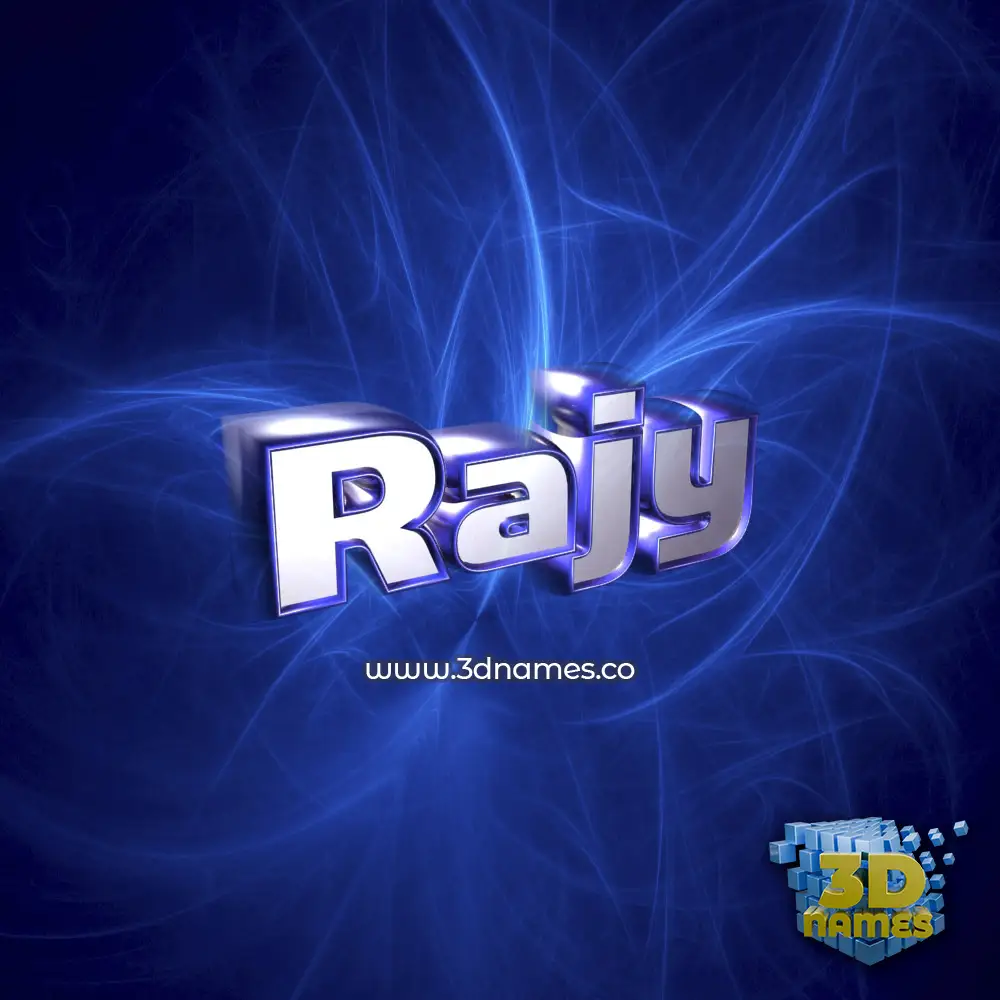 rajy in Plasma style - 3D name wallpaper