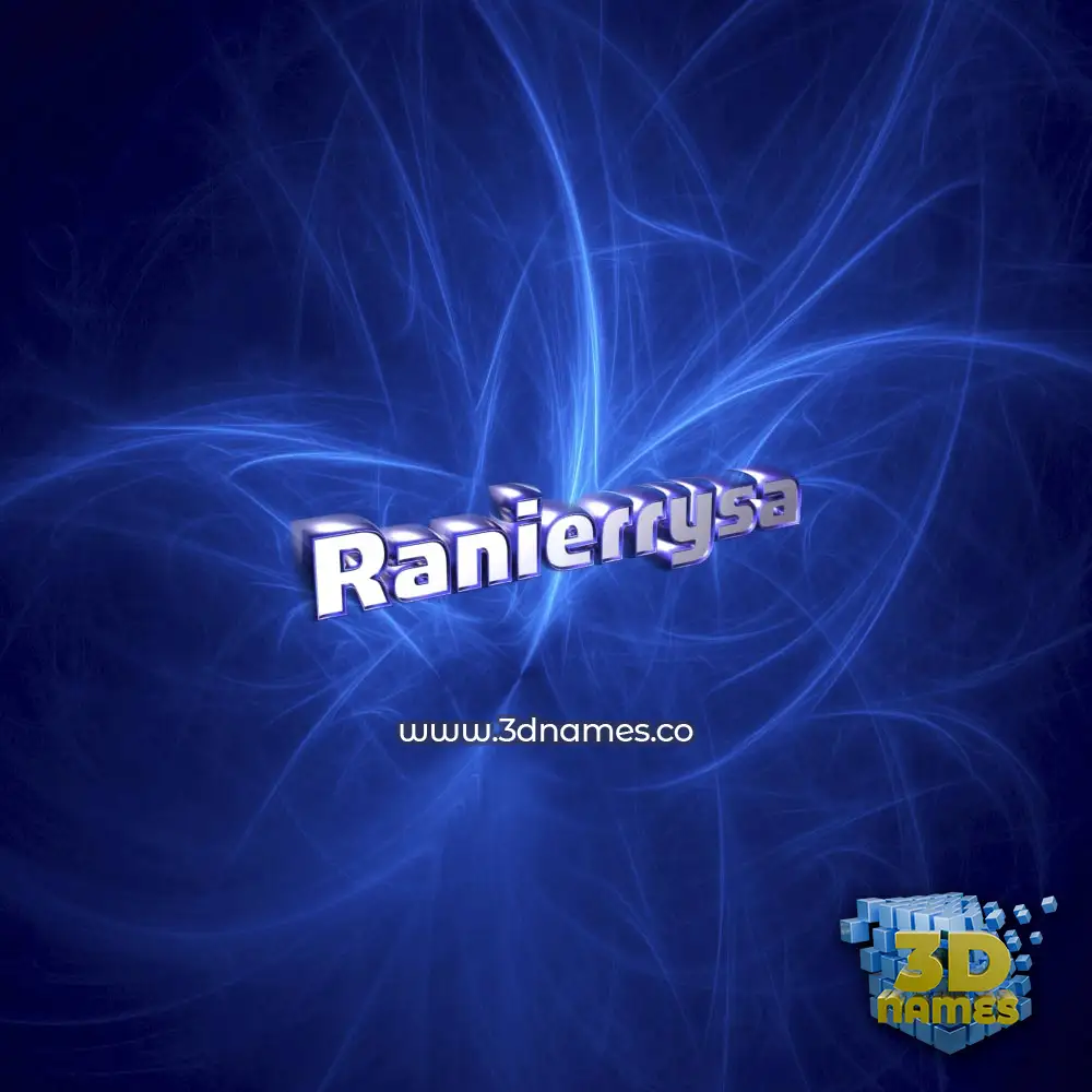 ranierrysa in Plasma style - 3D name wallpaper