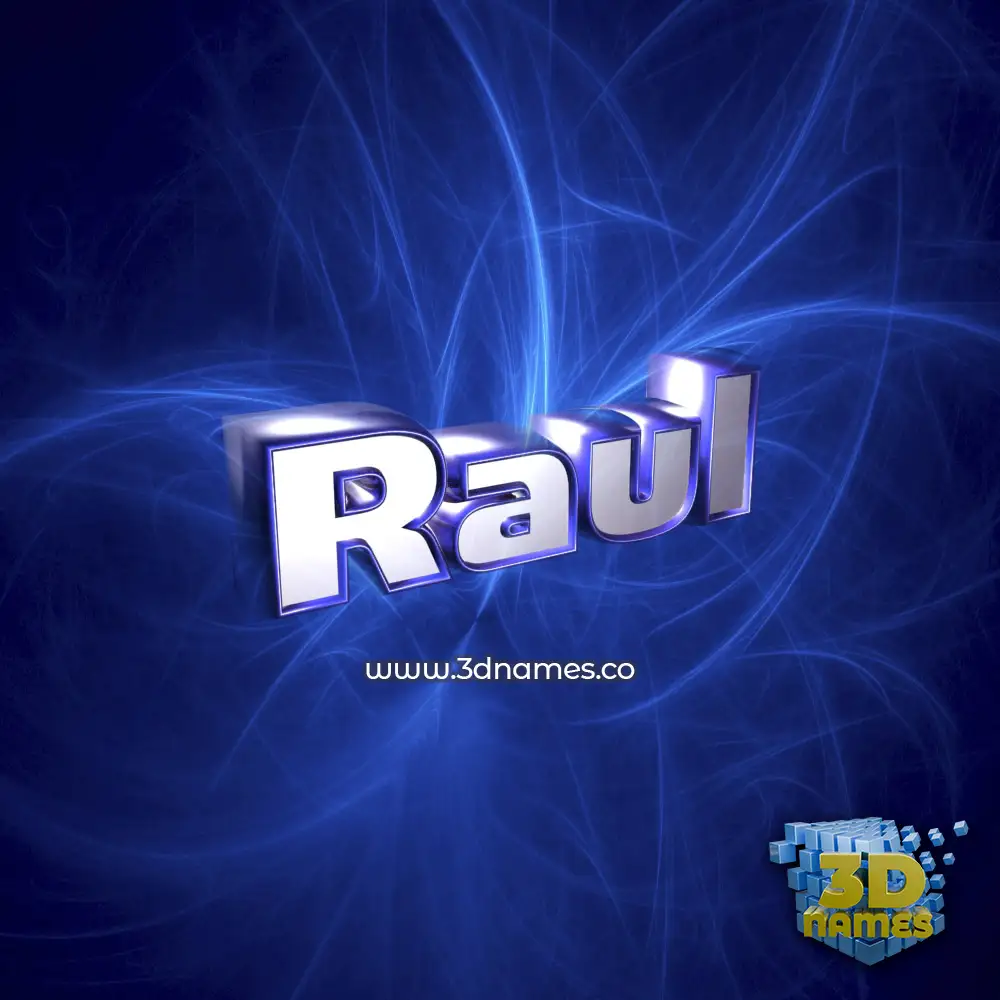 raul in Plasma style - 3D name wallpaper