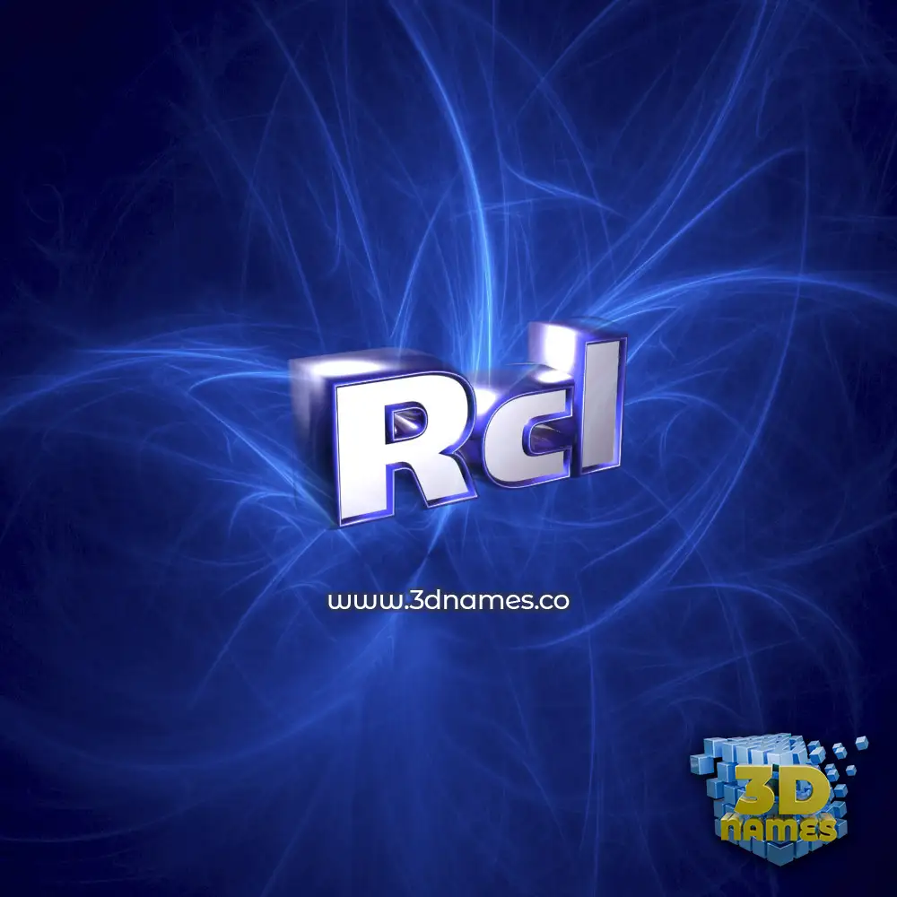 rcl in Plasma style - 3D name wallpaper