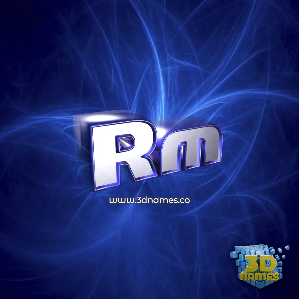 rm in Plasma style - 3D name wallpaper