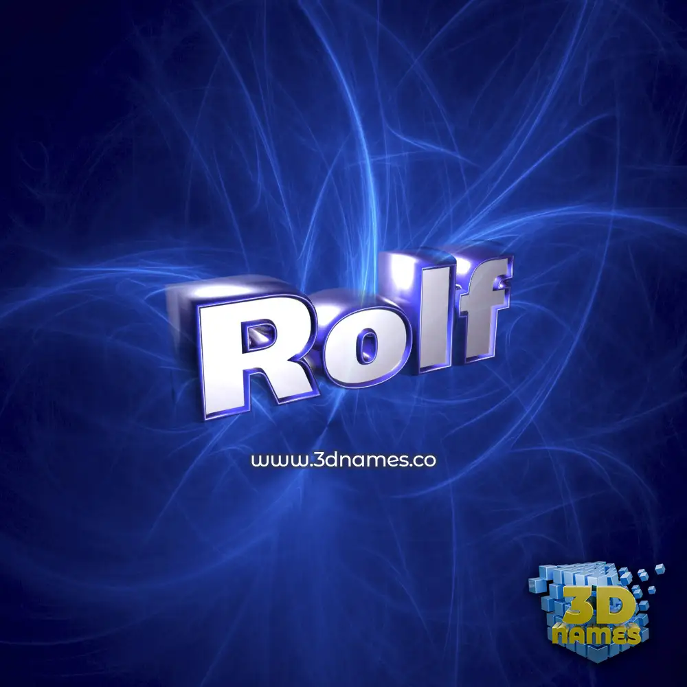 rolf in Plasma style - 3D name wallpaper