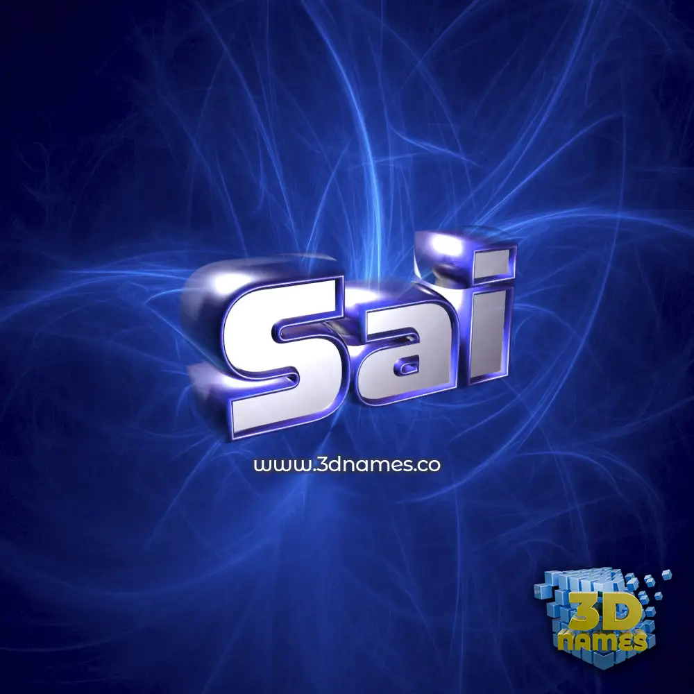 sai in Plasma style - 3D name wallpaper