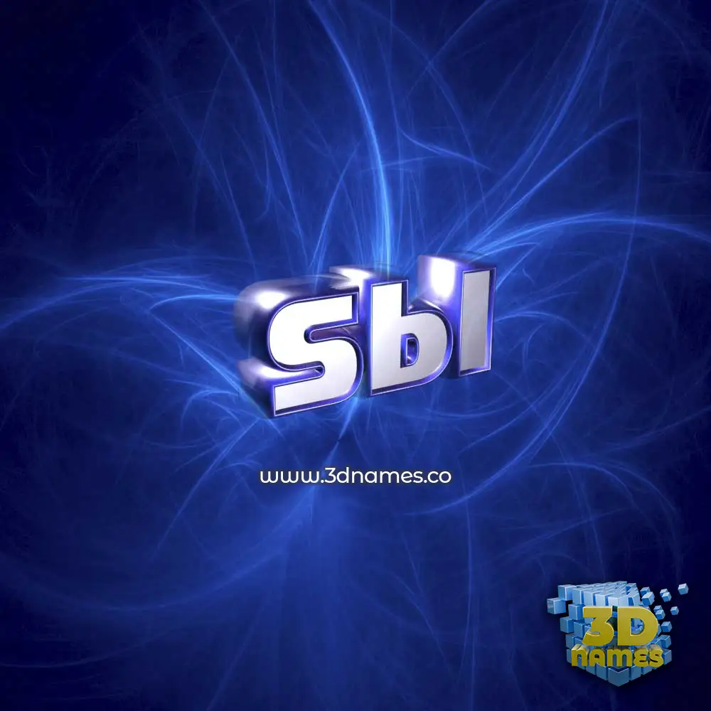 sbl in Plasma style - 3D name wallpaper