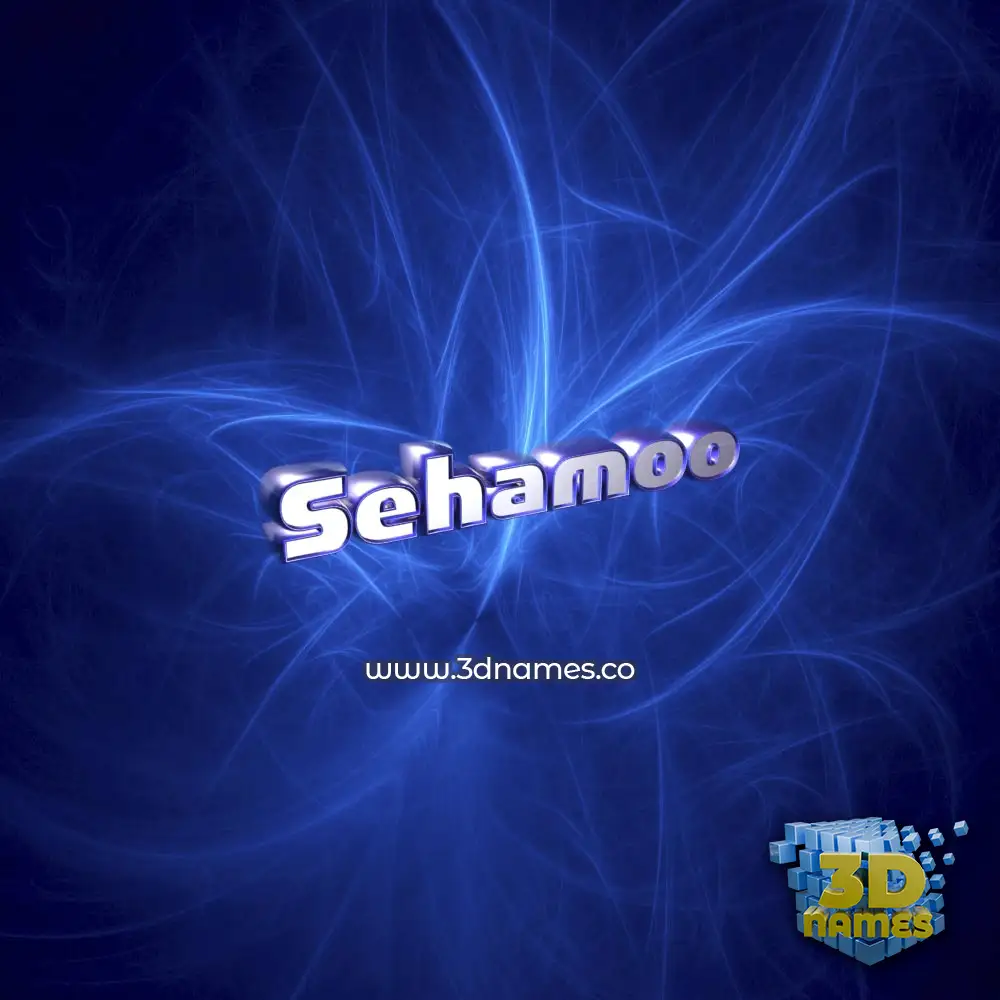 sehamoo in Plasma style - 3D name wallpaper
