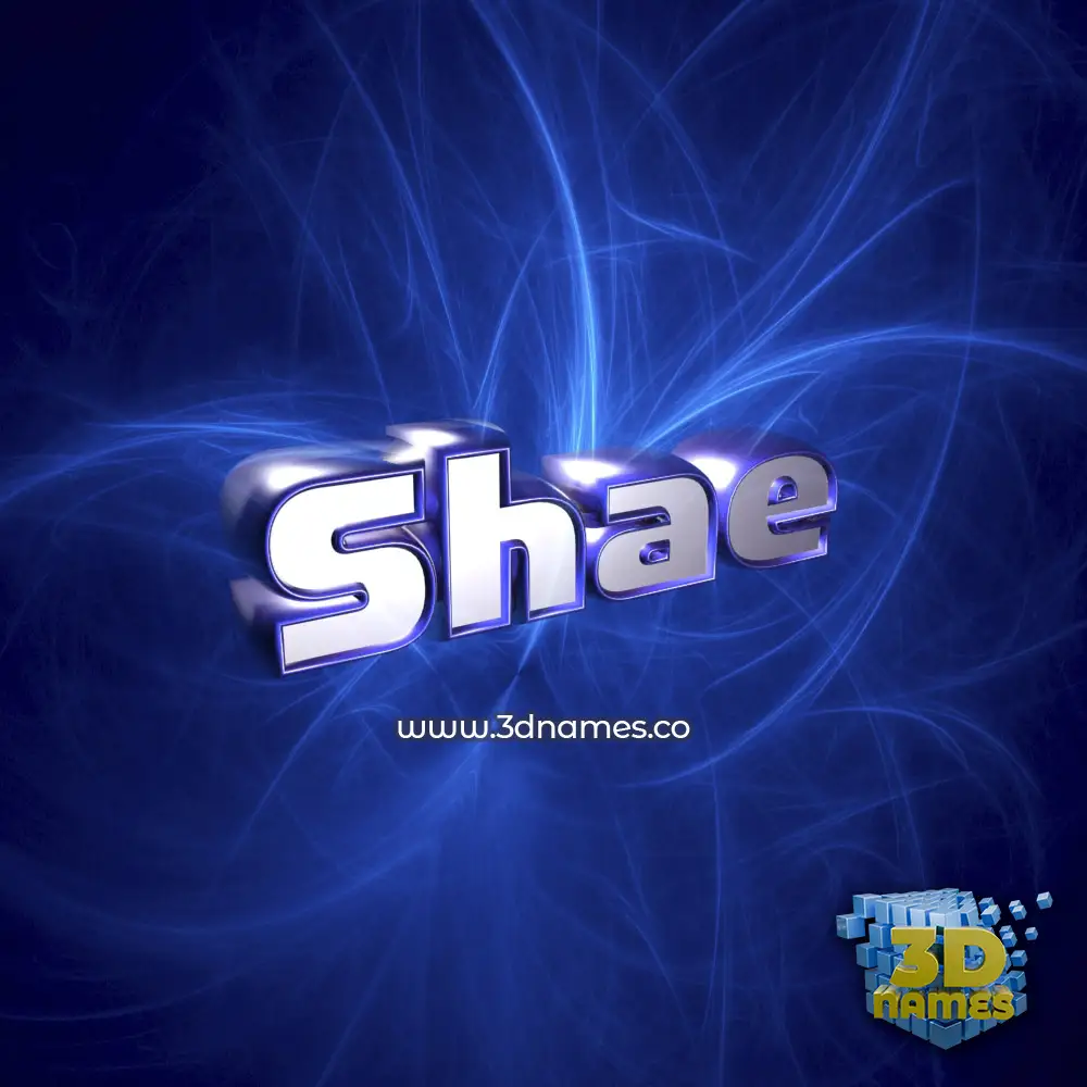 shae in Plasma style - 3D name wallpaper
