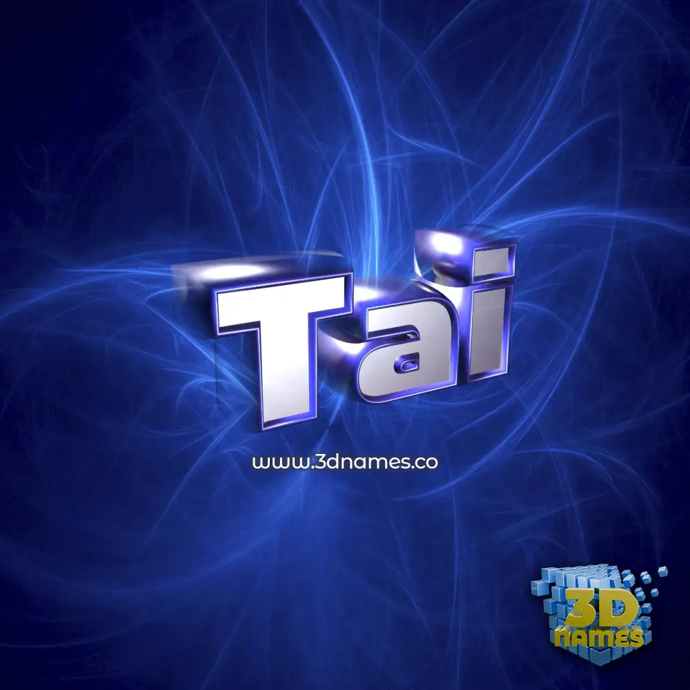 tai in Plasma style - 3D name wallpaper
