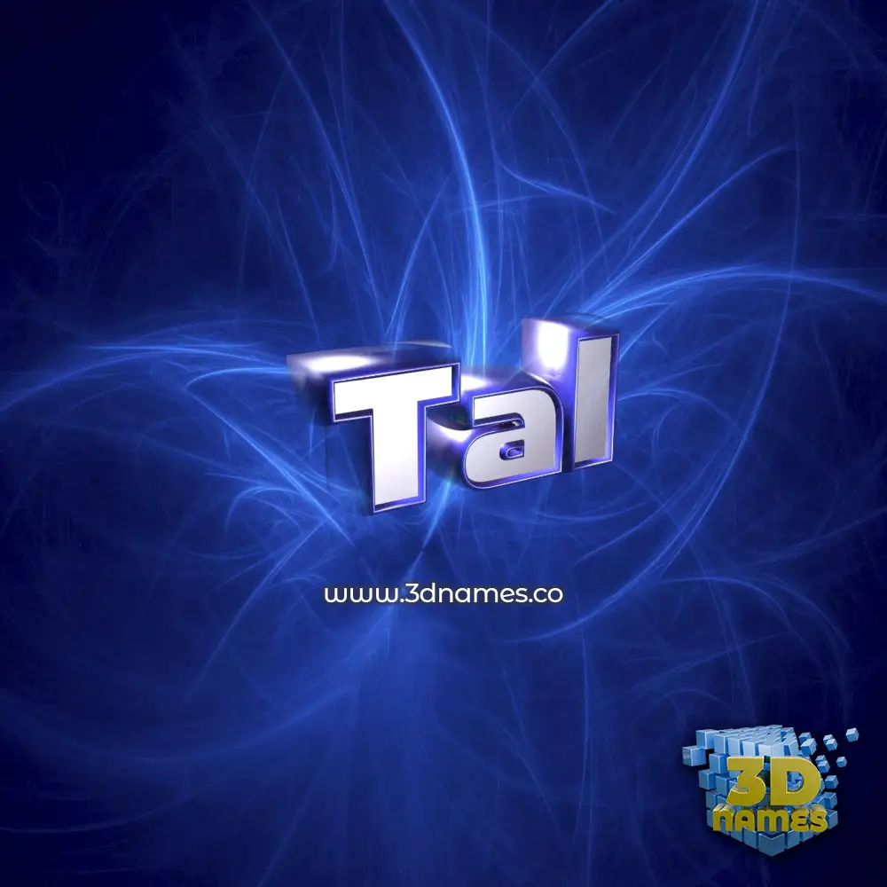 tal in Plasma style - 3D name wallpaper