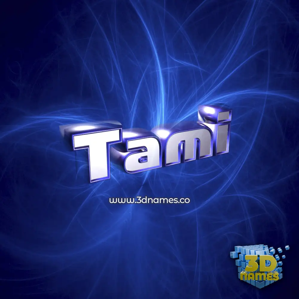 tami in Plasma style - 3D name wallpaper