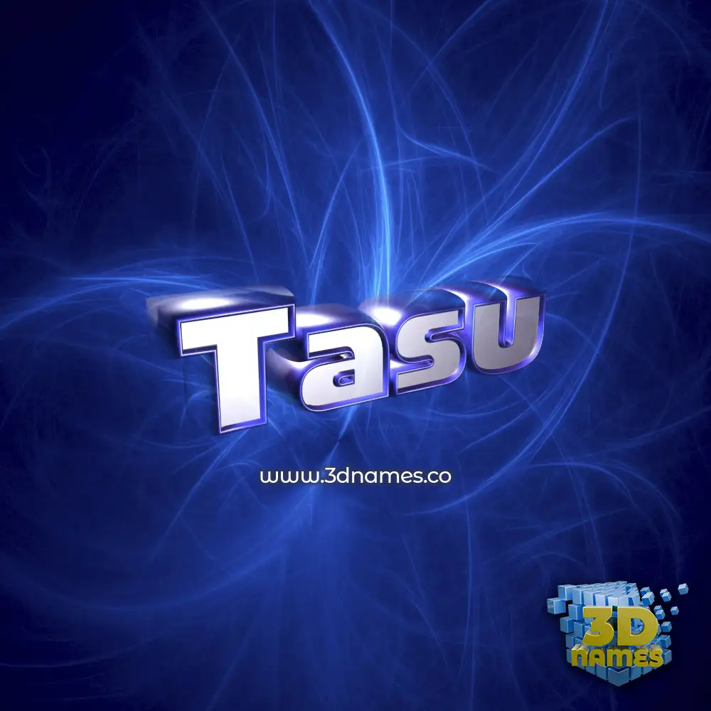 tasu in Plasma style - 3D name wallpaper