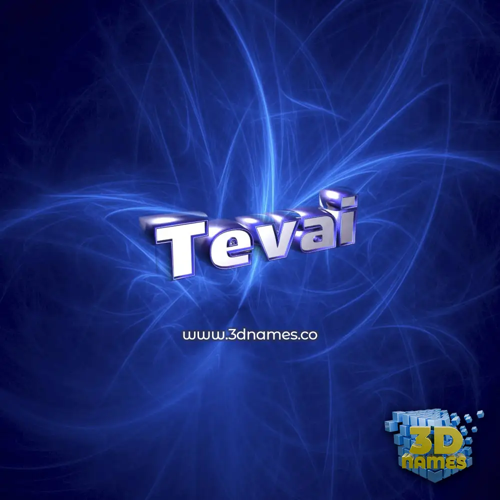 tevai in Plasma style - 3D name wallpaper