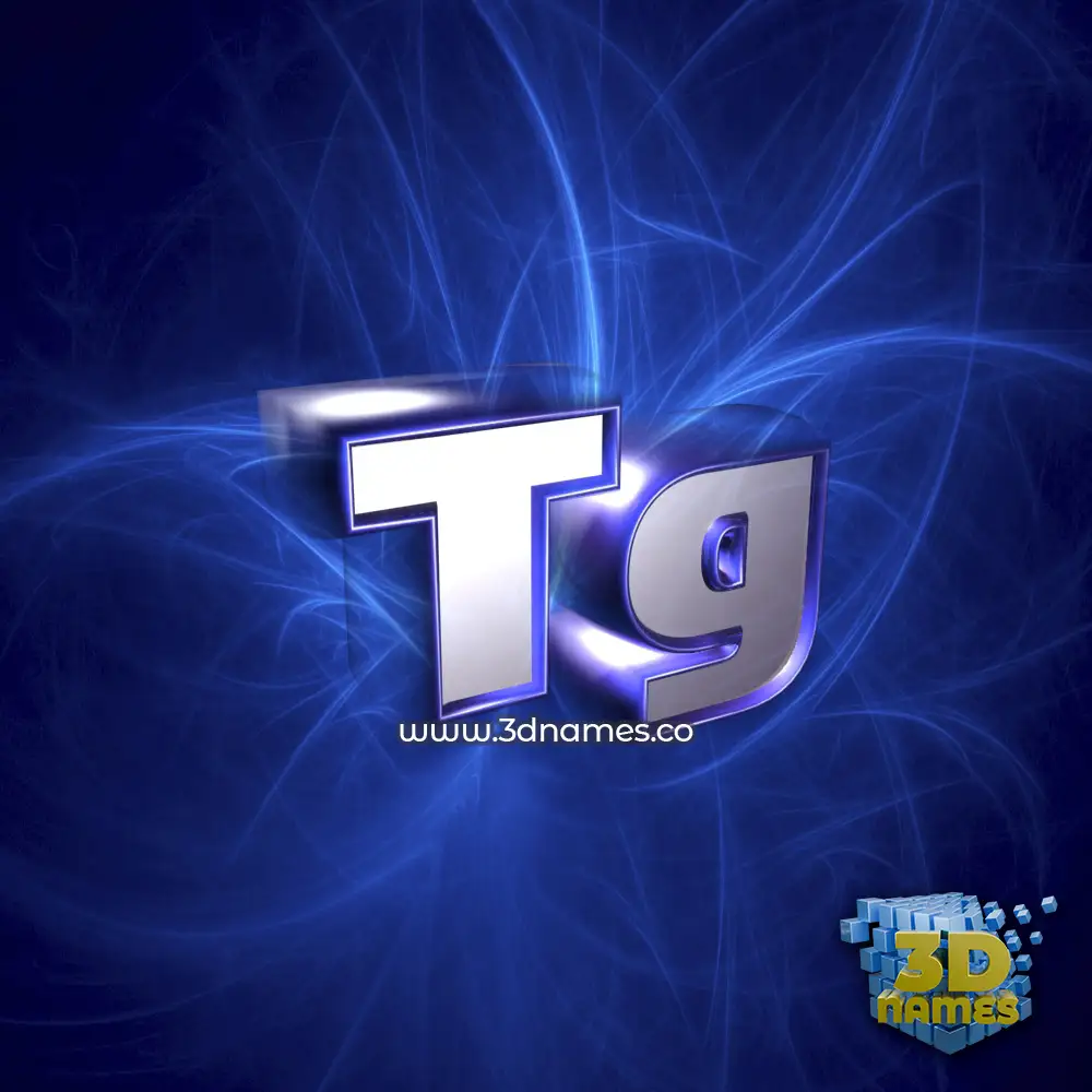 tg in Plasma style - 3D name wallpaper