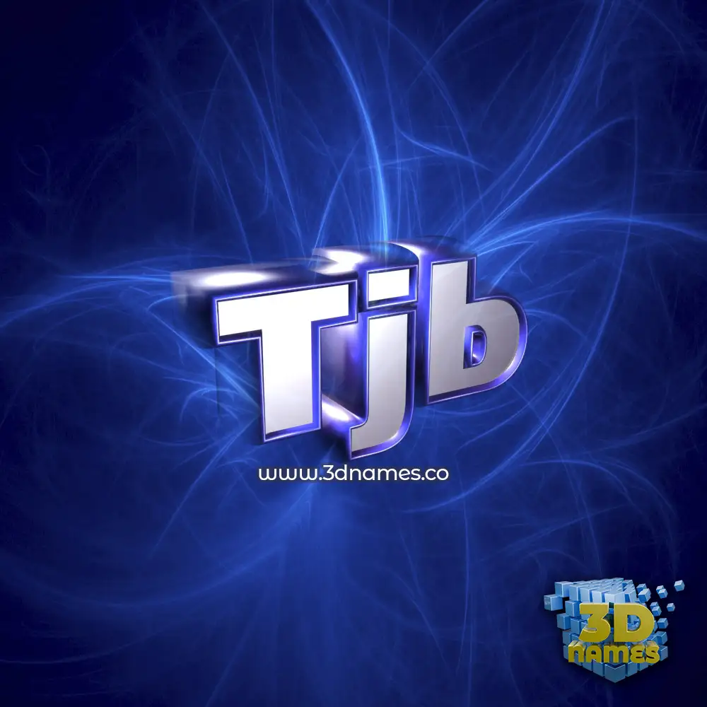 tjb in Plasma style - 3D name wallpaper