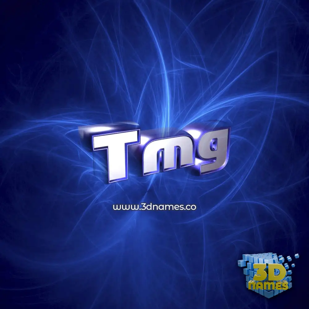 tmg in Plasma style - 3D name wallpaper