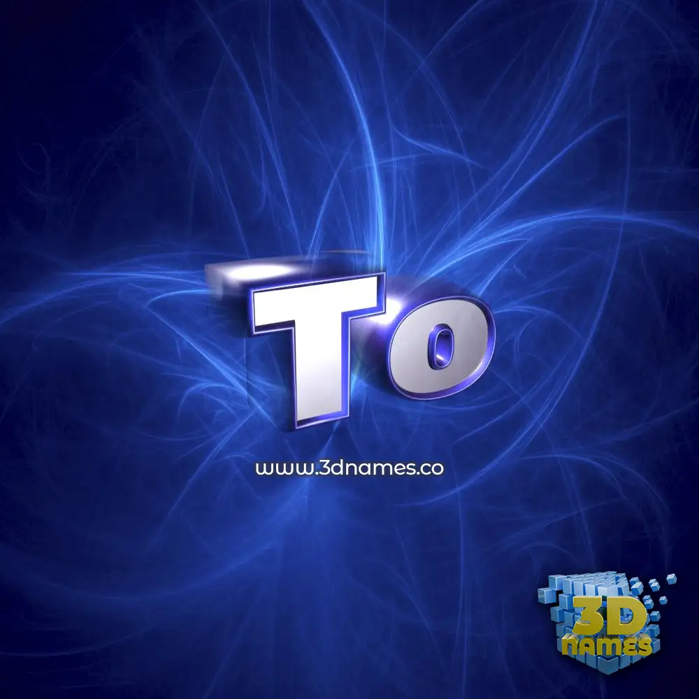 to in Plasma style - 3D name wallpaper